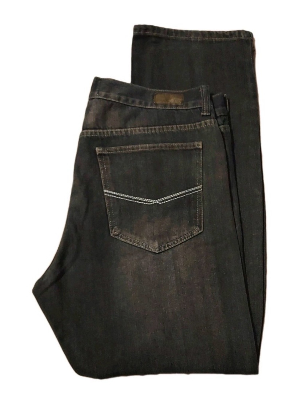 Ecko Unltd Straight black 36x32 Denim Jeans Relaxed Skate Streetwear Y2K hip hop